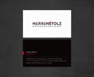 Stationery Design by chandrayaan.creative for HERRENSTOLZ AG | Design: #11953930