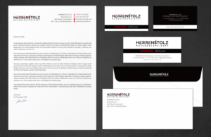Stationery Design by chandrayaan.creative for HERRENSTOLZ AG | Design: #11954181