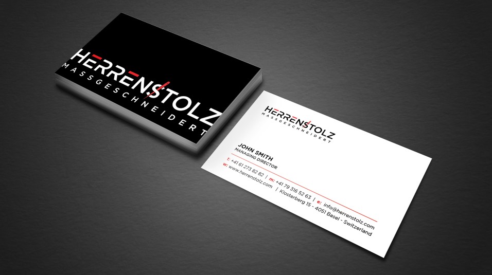 Stationery Design by Sarah Mathews for HERRENSTOLZ AG | Design #11938883