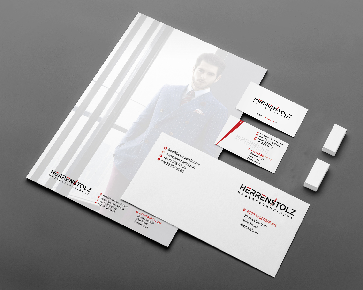 Stationery Design by alhemique1 for HERRENSTOLZ AG | Design #11992687