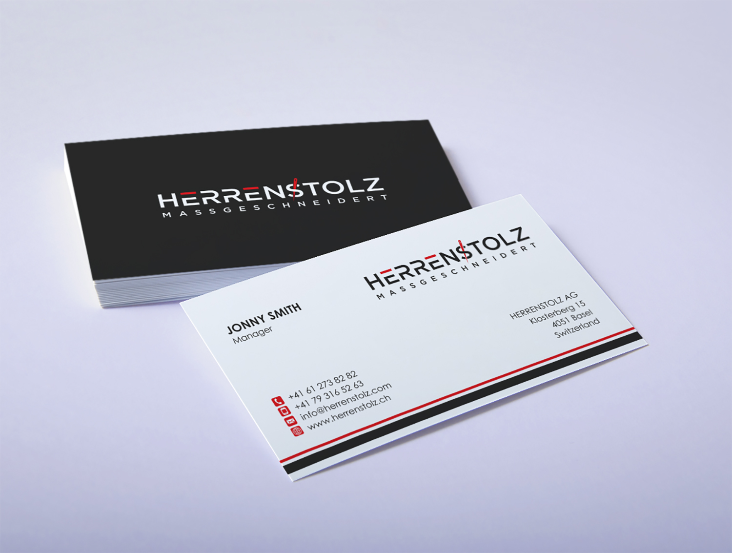 Stationery Design by logodentity for HERRENSTOLZ AG | Design #11942235