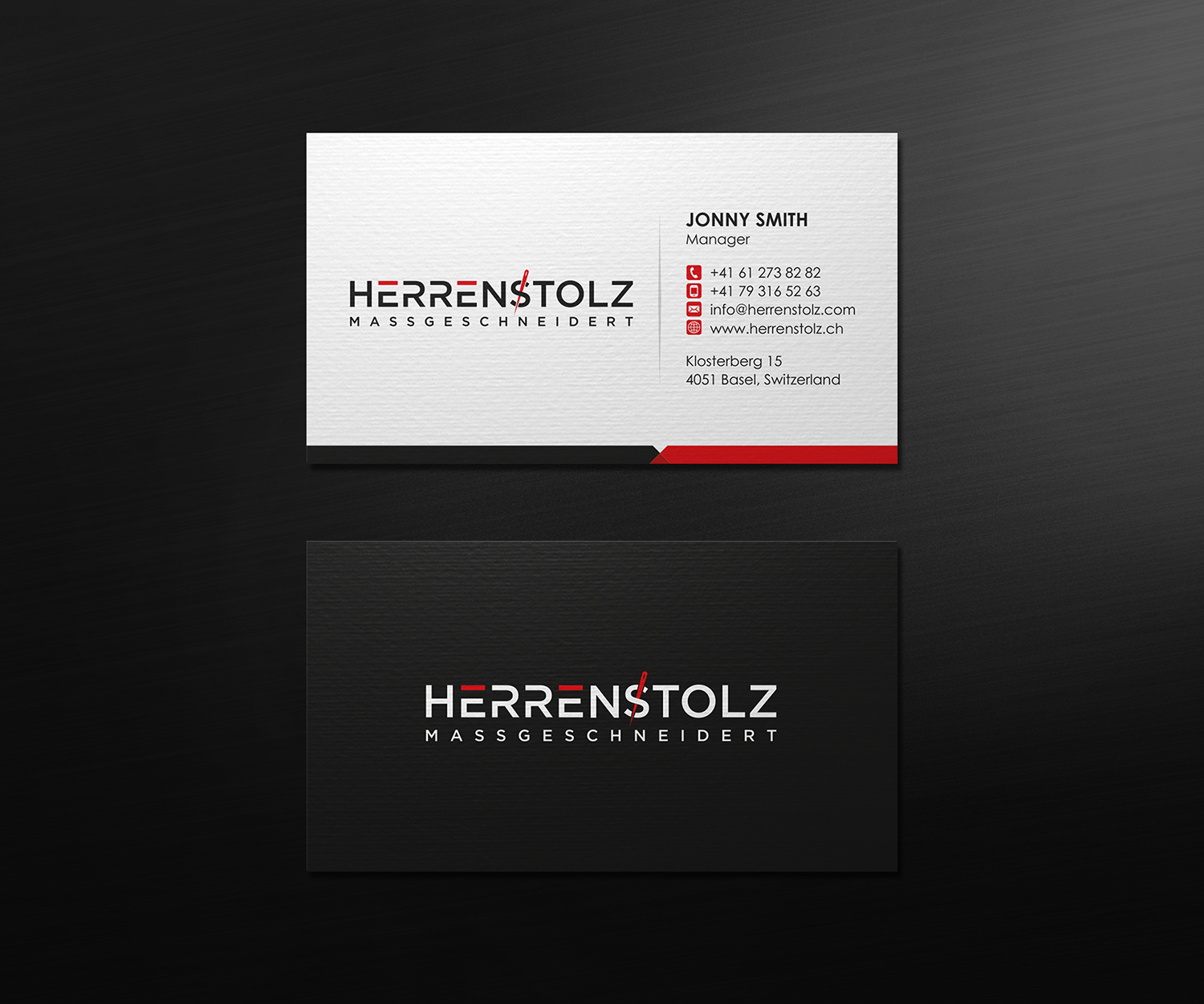 Stationery Design by logodentity for HERRENSTOLZ AG | Design #11942444