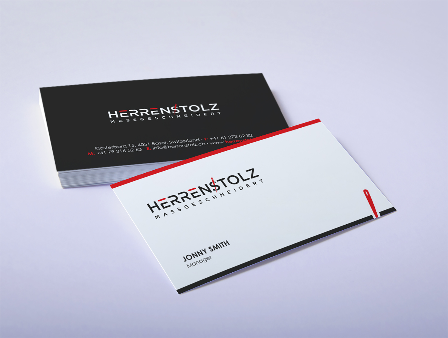 Stationery Design by logodentity for HERRENSTOLZ AG | Design #11943202