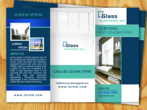 Brochure Design by creative.bugs for ALL GLASS CO. INC. | Design: #11954426