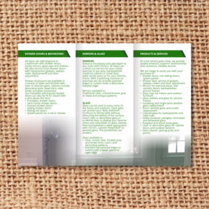 Brochure Design by barinix for ALL GLASS CO. INC. | Design: #17719576