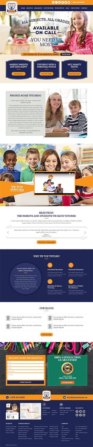 Web Design by RupalTechno for this project | Design #11991537