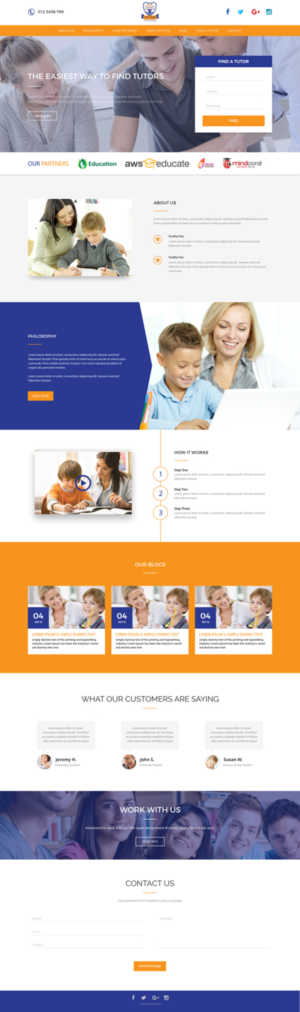 Tip Top Tutors Needs A New Website Design | Web-Design von Lauren