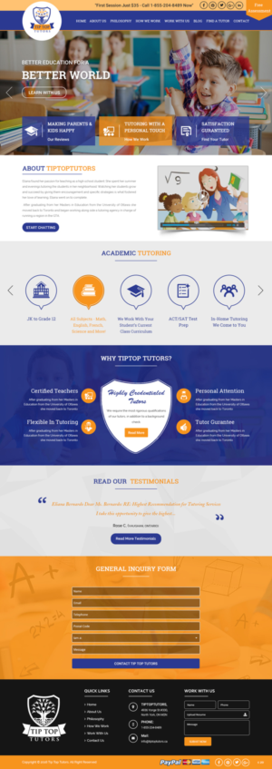 Web Design by pb for this project | Design: #12296935