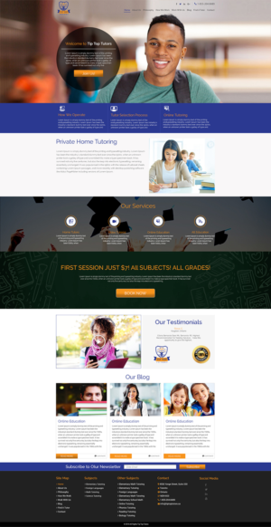 Tip Top Tutors Needs A New Website Design | Web-Design von Kingdom Vision