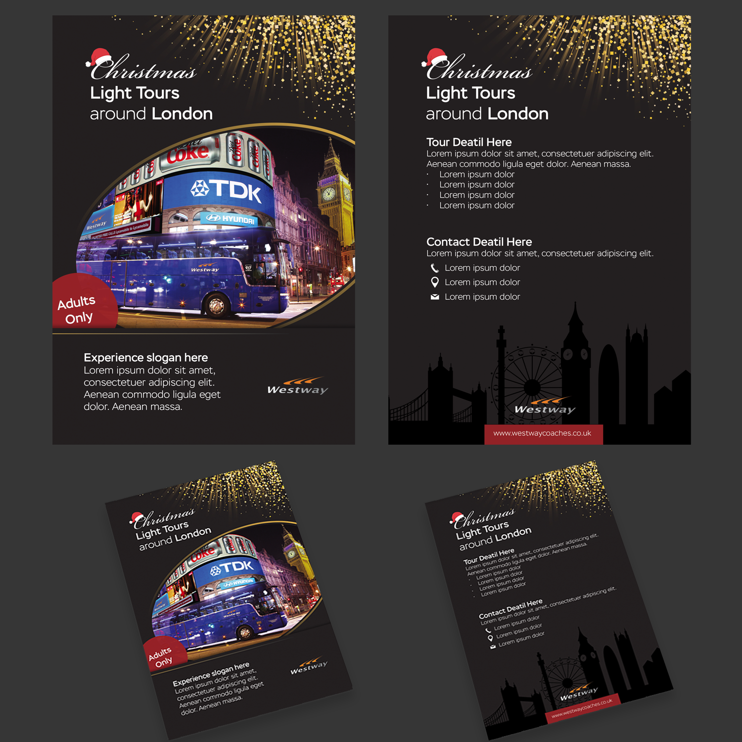 Flyer Design by folker for Westway Coach Services | Design #11971780