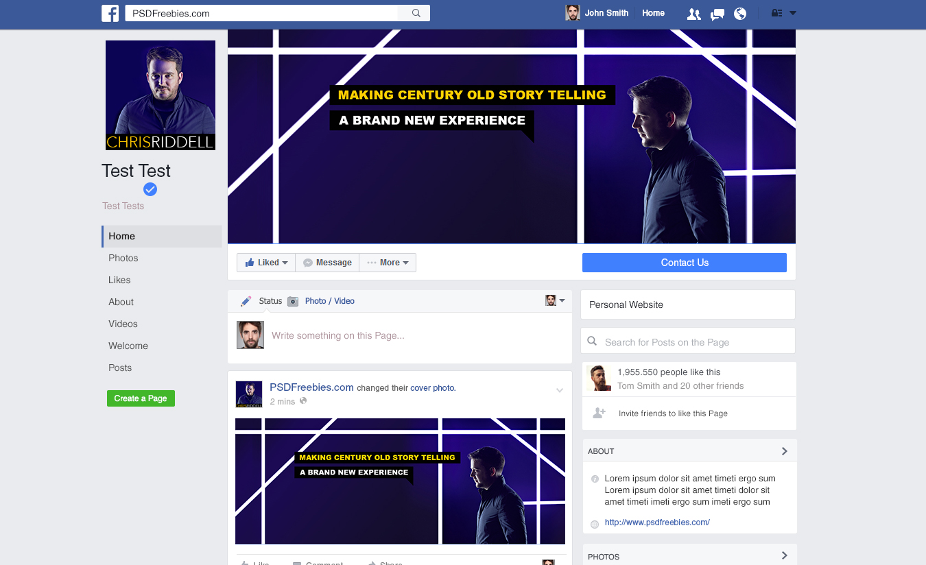 Facebook-Design von Kristina Andonoff für dieses Projekt | Design #12033472
