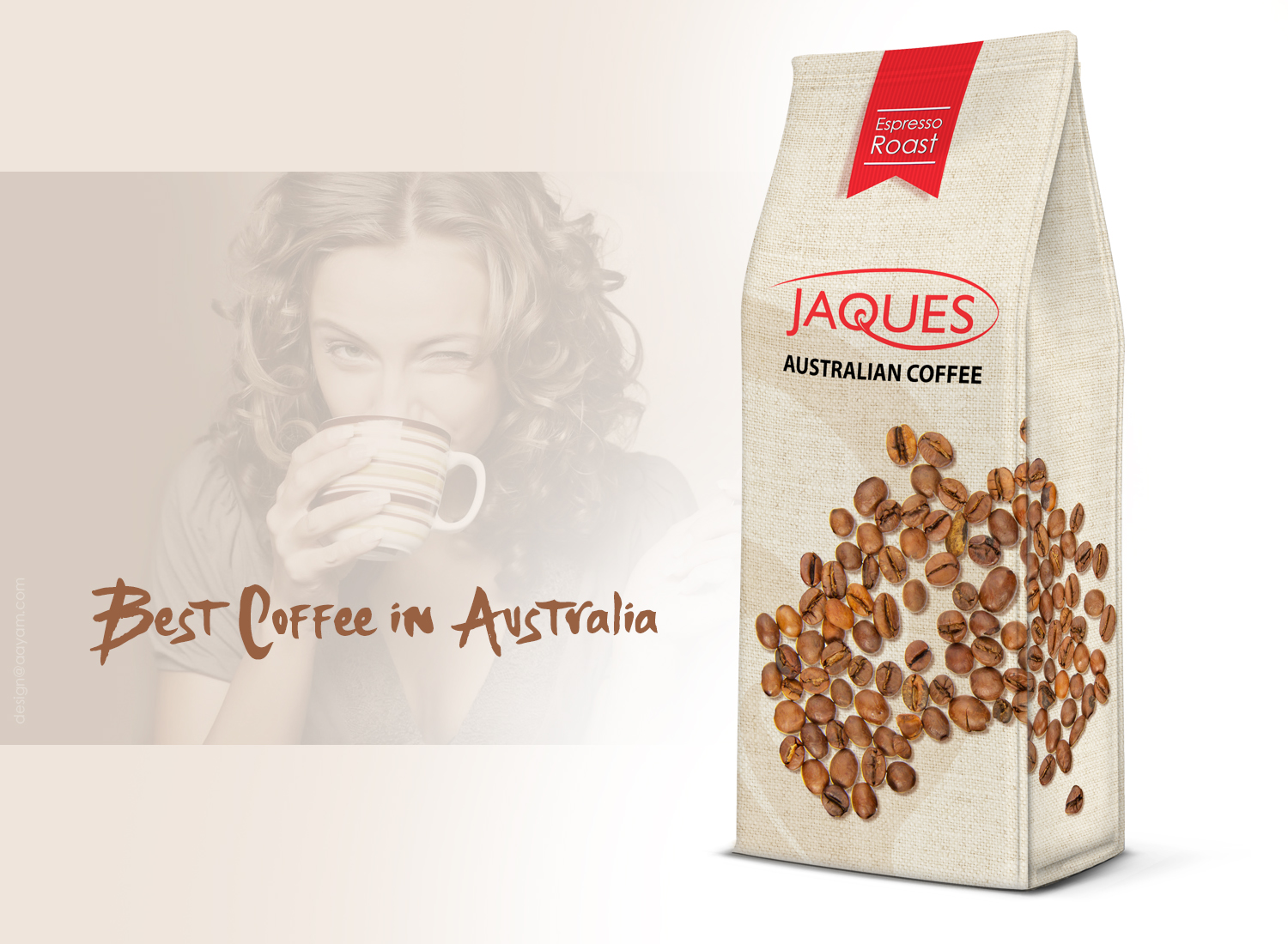 Packaging Design by aayam for Jaques Australian Coffee | Design #12046121