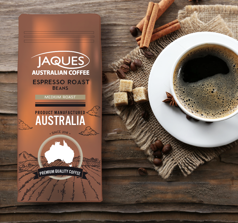Packaging Design by wow factory for Jaques Australian Coffee | Design #11981400