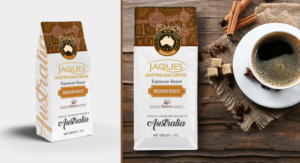 Packaging Design by wow factory for Jaques Australian Coffee | Design: #12004891