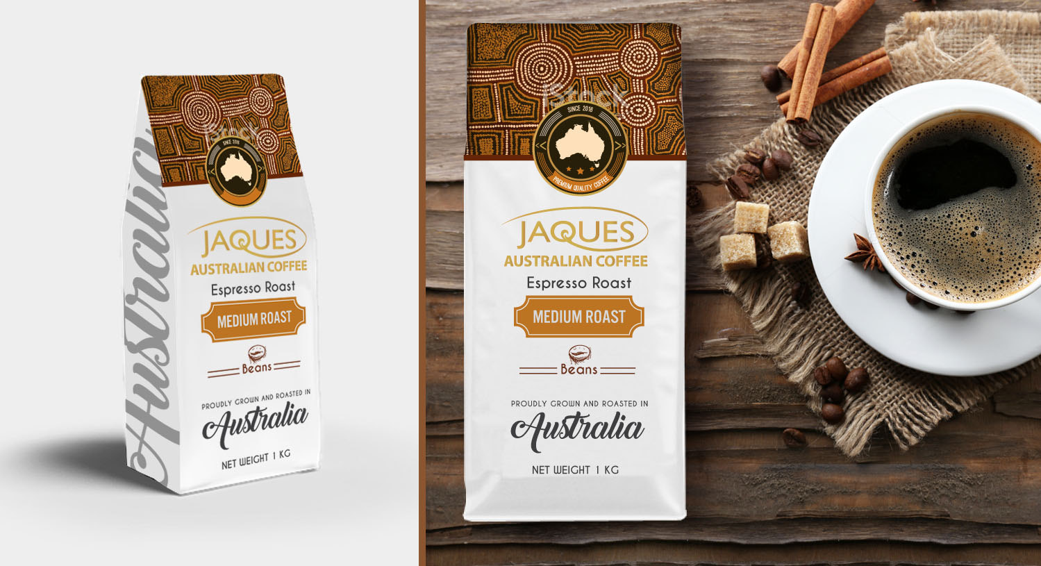 Packaging Design by wow factory for Jaques Australian Coffee | Design #12004892