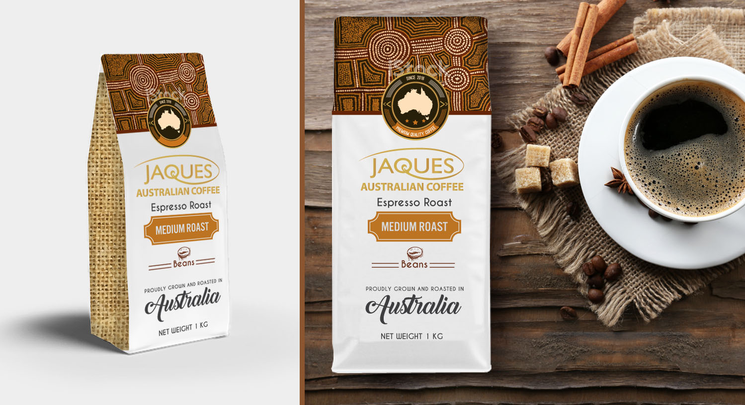 Packaging Design by wow factory for Jaques Australian Coffee | Design #12005065