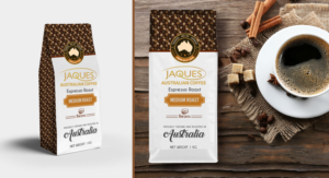 Packaging Design by wow factory for Jaques Australian Coffee | Design: #12005125