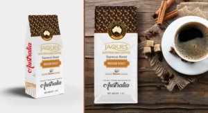 Packaging Design by wow factory for Jaques Australian Coffee | Design: #12021389