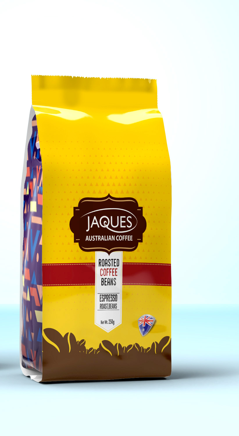 Design Emballage par Vishal Vishwakarma  pour Jaques Australian Coffee | Design #12073716