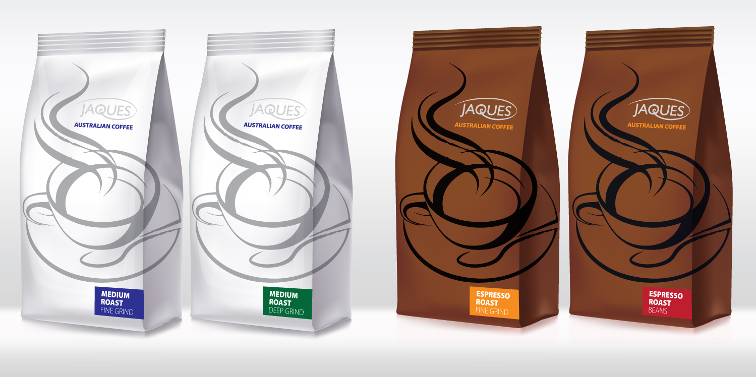 Design Emballage par wiesnu.a pour Jaques Australian Coffee | Design #12036053