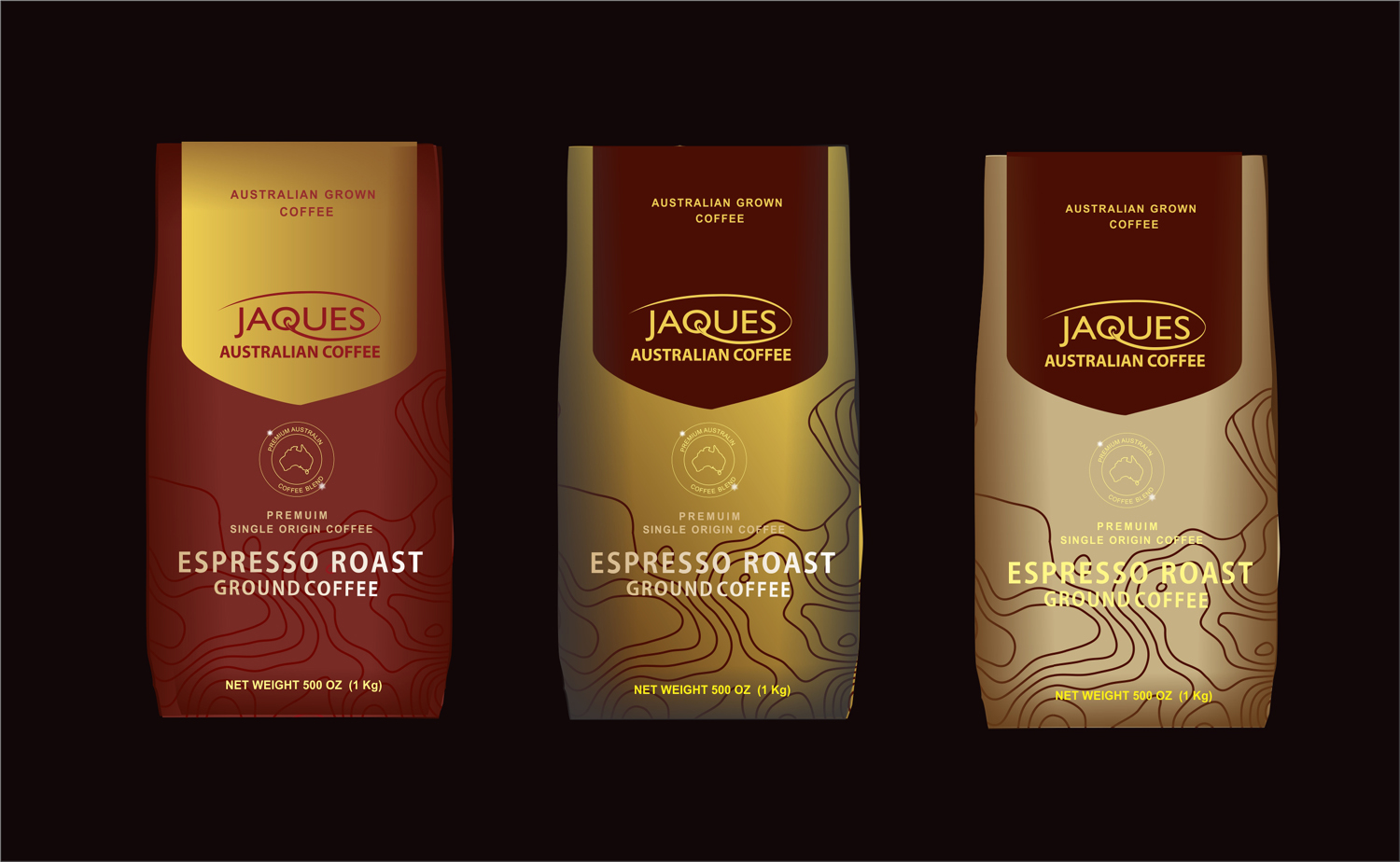 Diseño de Empaque por fumbh.designs para Jaques Australian Coffee | Diseño #12038920