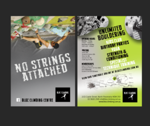 Rock climbing centre flyer | Flyer Design by see why