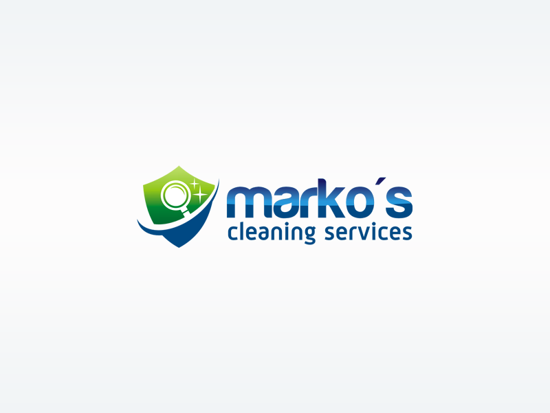 Logo Design by Hypergraph® for MARKO'S CLEANING SERVICES | Design #2388494