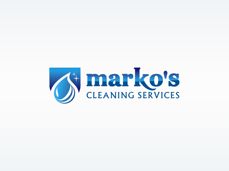 Logo Design by Hypergraph® for MARKO'S CLEANING SERVICES | Design #2388510