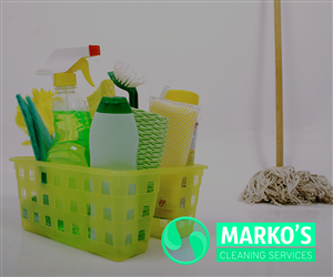 Logo Design by Dimitris V for MARKO'S CLEANING SERVICES | Design #2368320