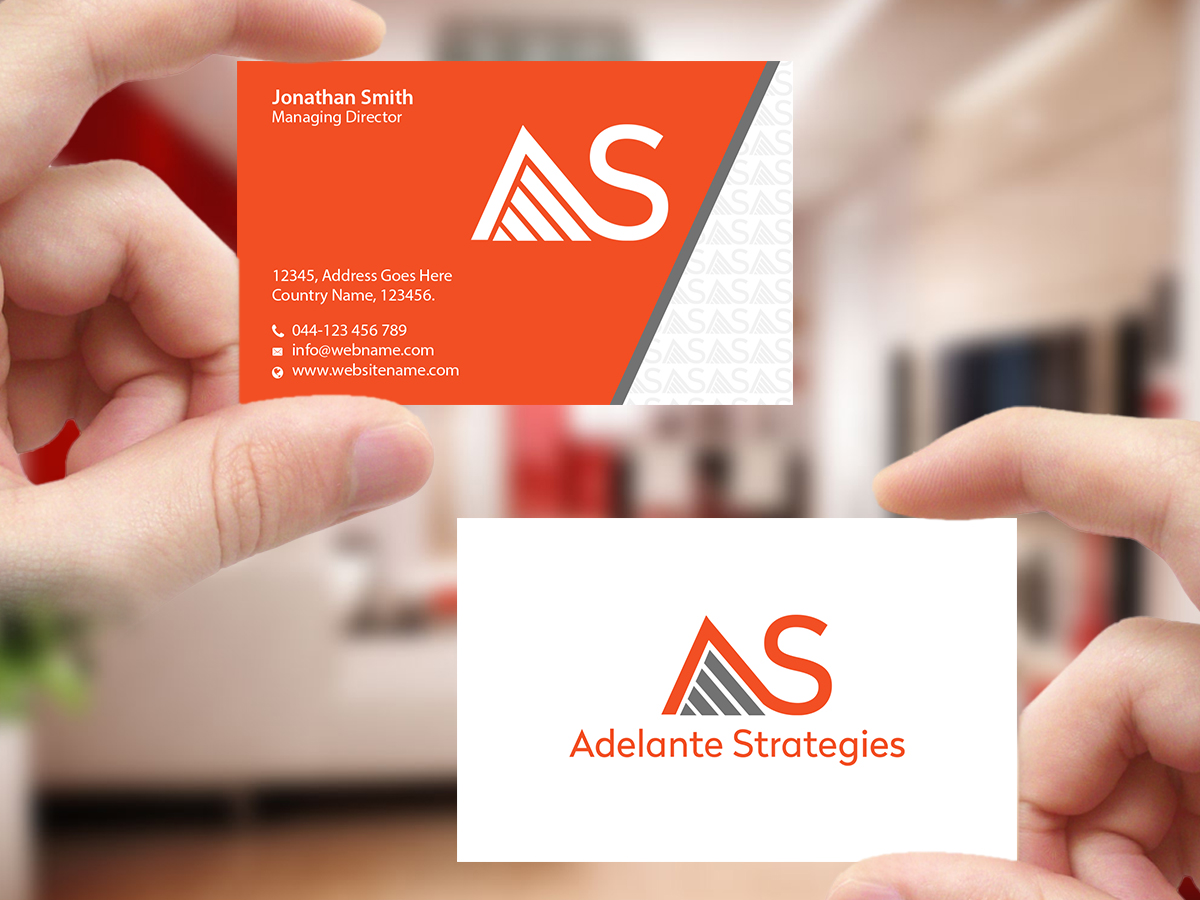 Logo Design by Creations Box 2015 for Adelante Strategies | Design #11955335