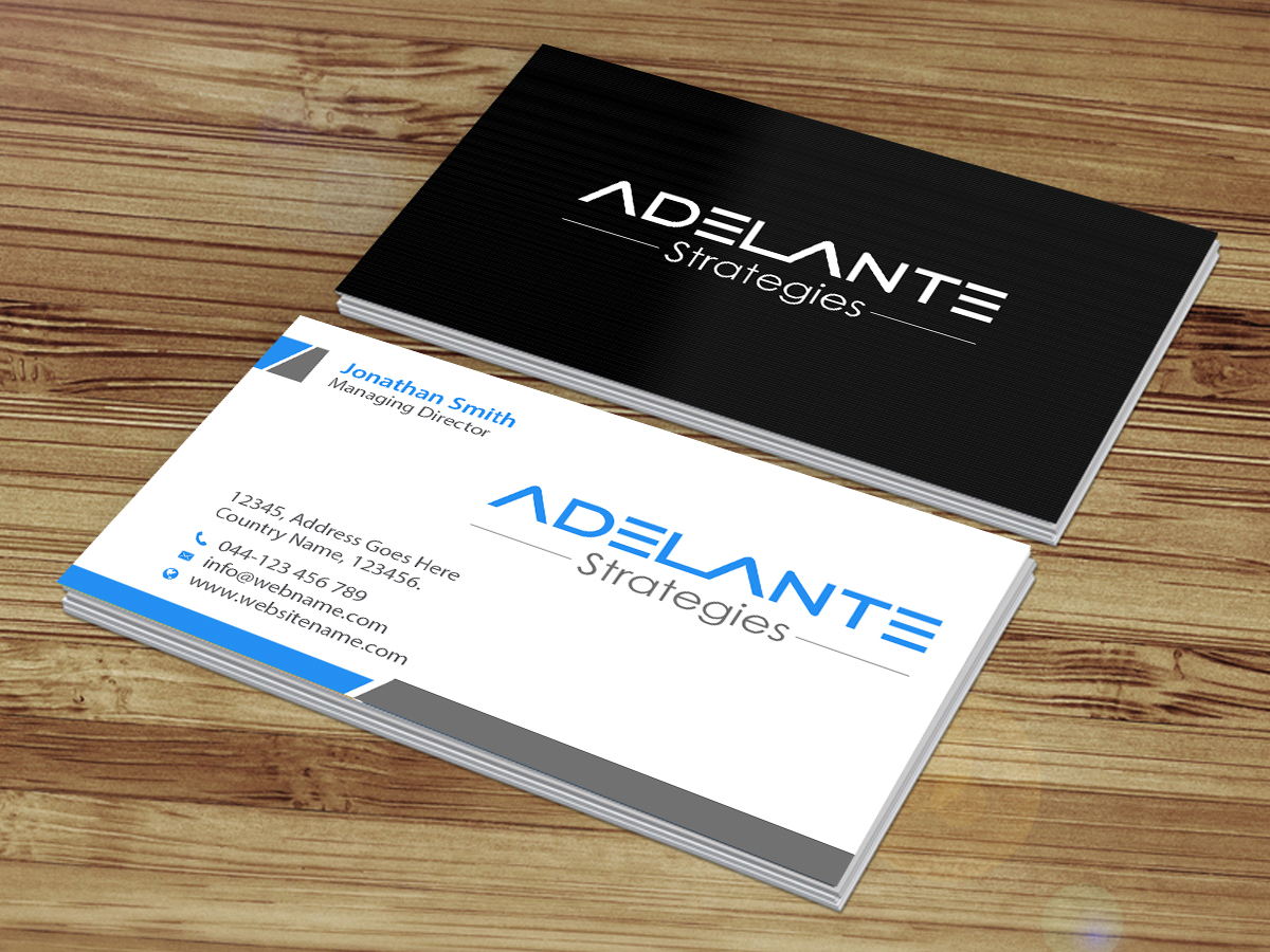 Logo Design by Creations Box 2015 for Adelante Strategies | Design #11955336