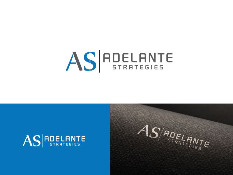 Logo Design by RoCK dEsign for Adelante Strategies | Design #11948496