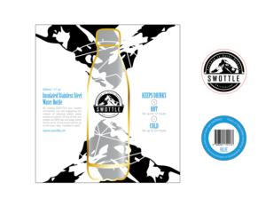 Packaging Design for SWOTTLE Premium Insulated Bottle | Packaging Design by Synthesis