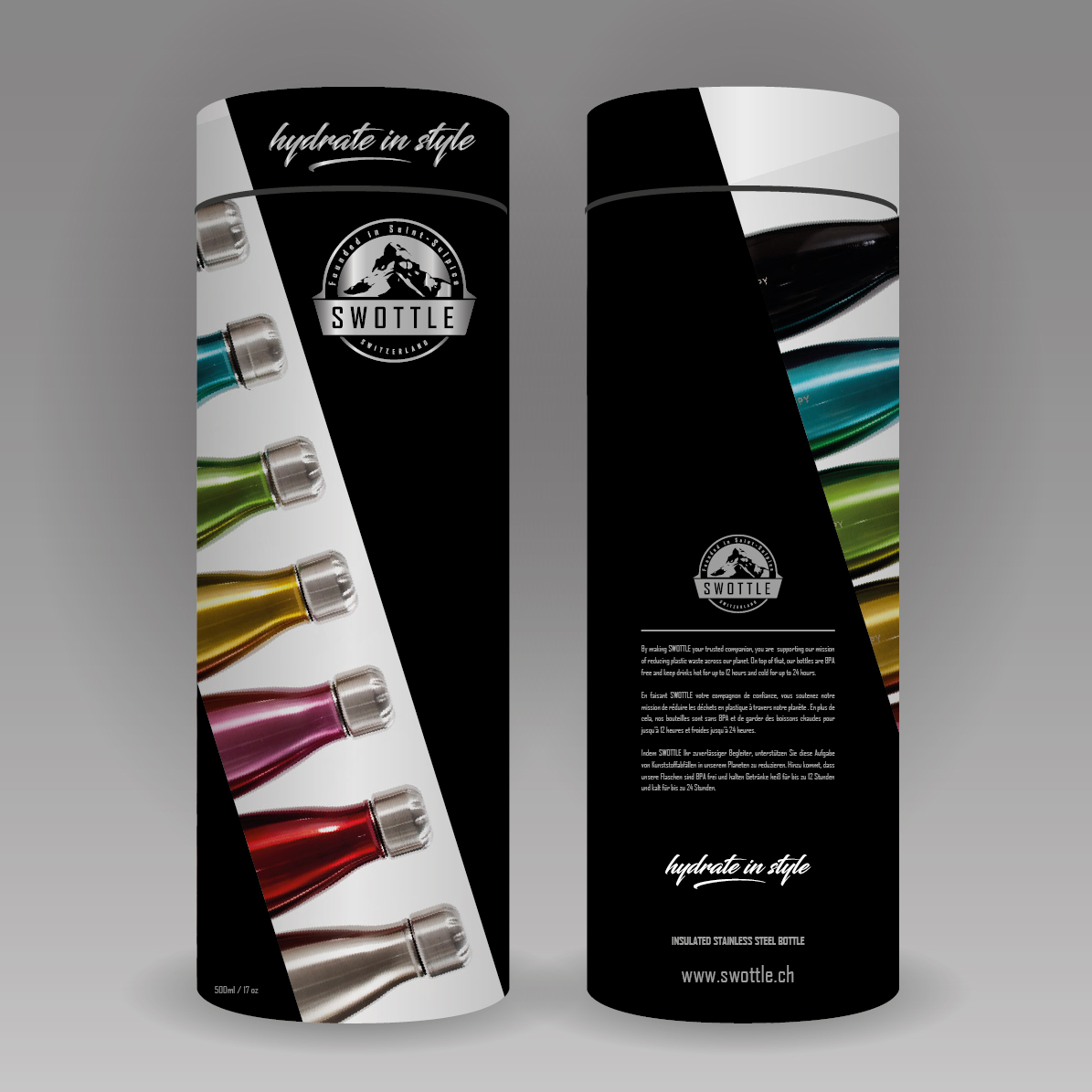 Packaging Design by Garth Jones for Swottle | Design #11983338