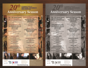 Poster Design by Venus L. Penaflor for Connecticut Virtuosi Chamber Orchestra, Inc.  | Design: #12021401