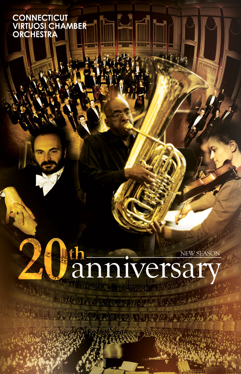 Poster-Design von alessandroevge für Connecticut Virtuosi Chamber Orchestra, Inc.  | Design #11980607