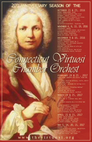 Design de Poster par leuchi pour Connecticut Virtuosi Chamber Orchestra, Inc.  | Design #11950792