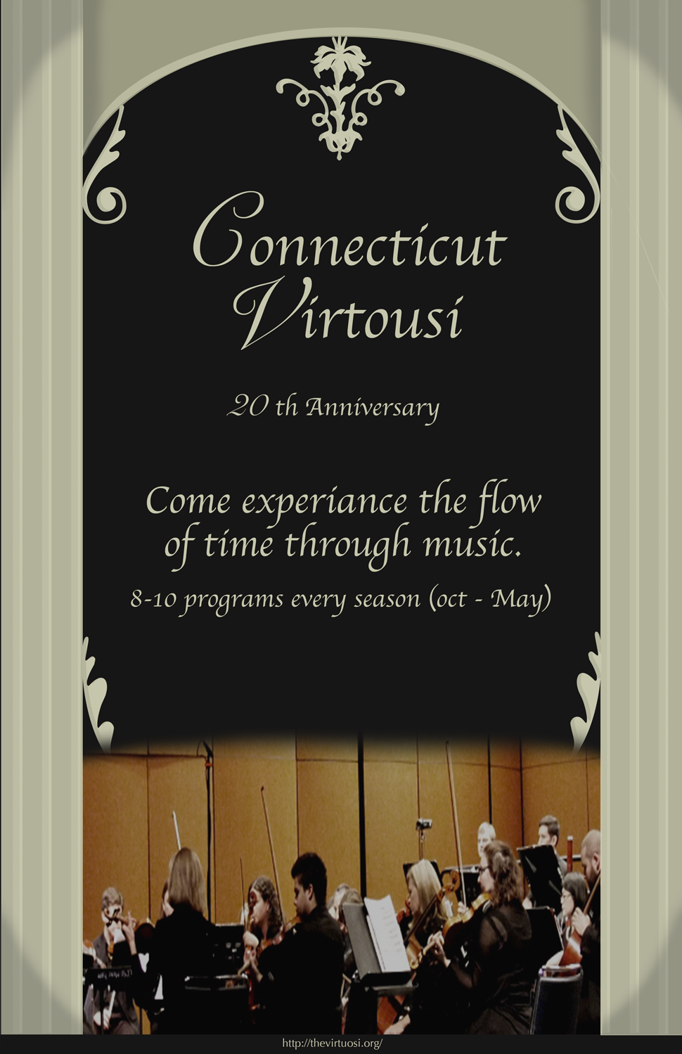 Design de Poster par Lelu_Kitakaze pour Connecticut Virtuosi Chamber Orchestra, Inc.  | Design #12016955