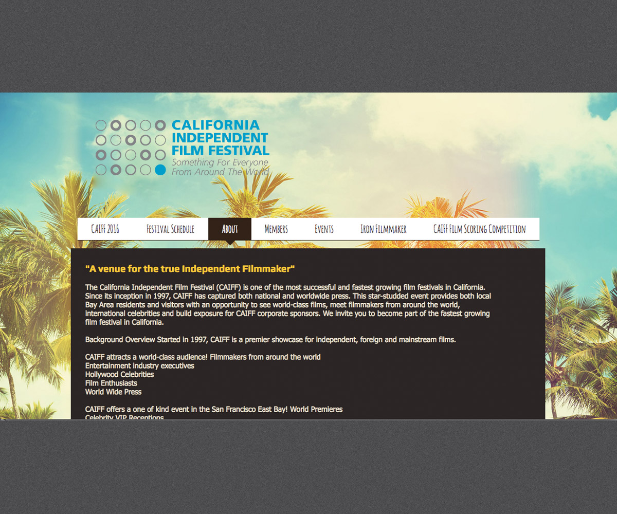 Logo Design by Guilhermus for California Independent Film Festival | Design #11956961