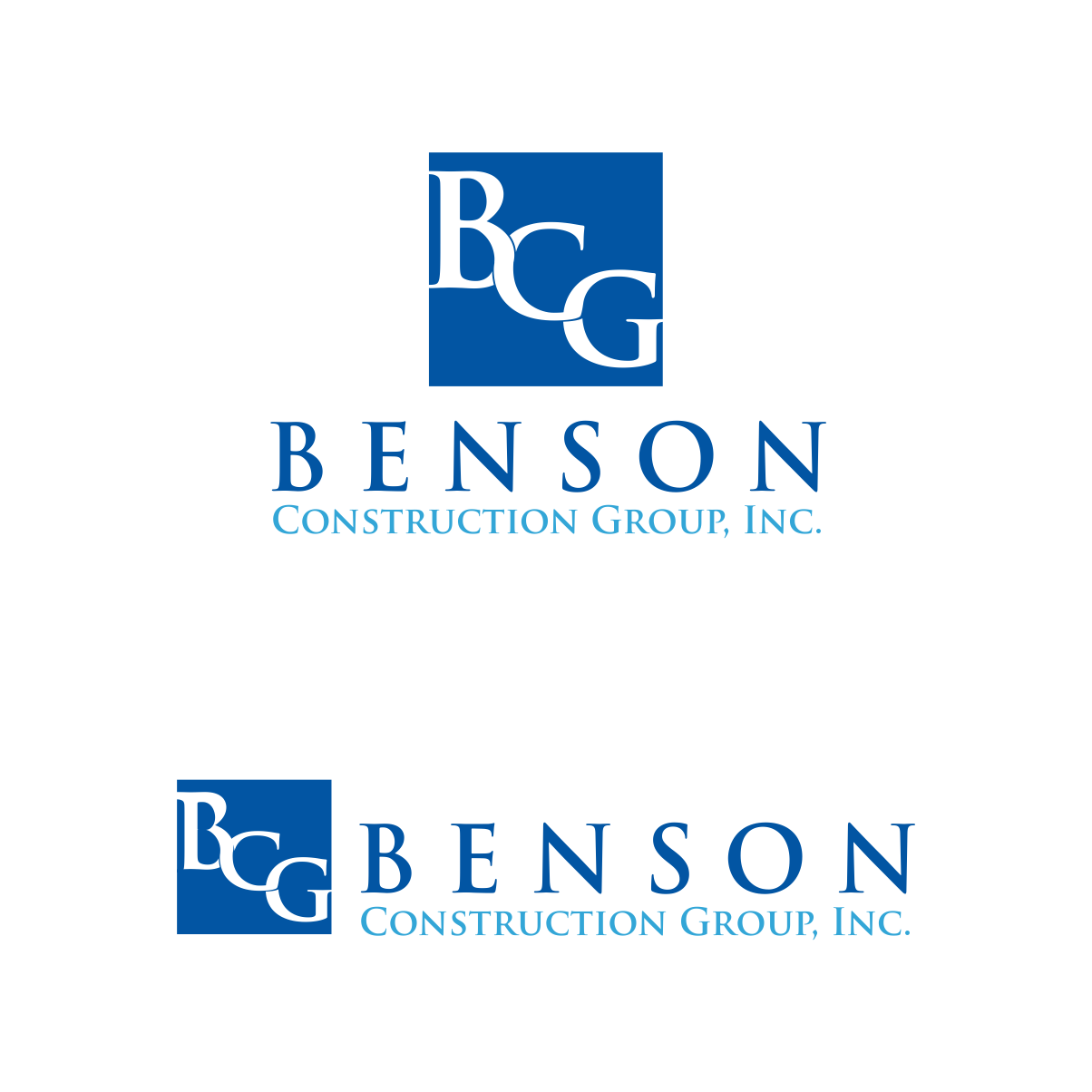 Logo Design by kenthuz for Benson Construction Group, Inc. | Design #11966502