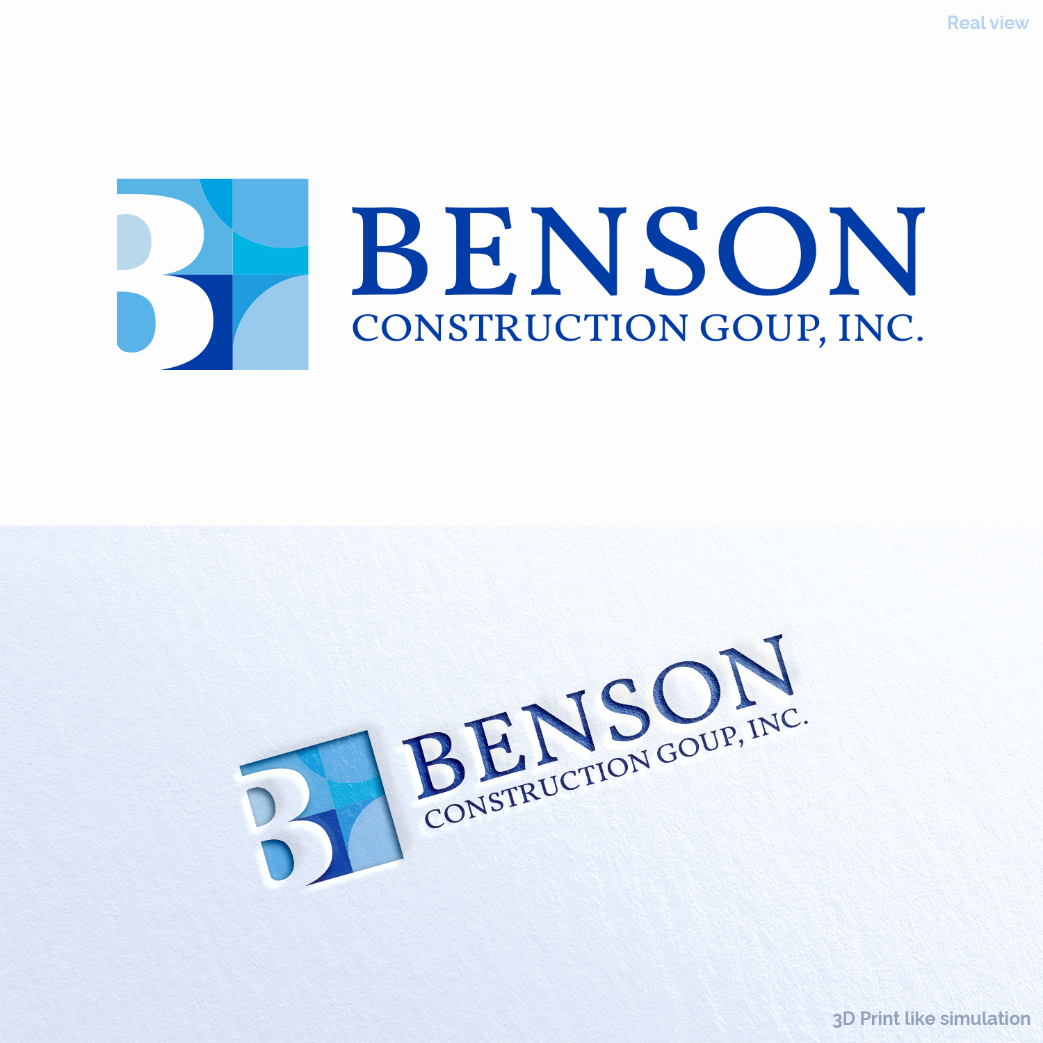 Logo Design by Anthony for Benson Construction Group, Inc. | Design #11953675