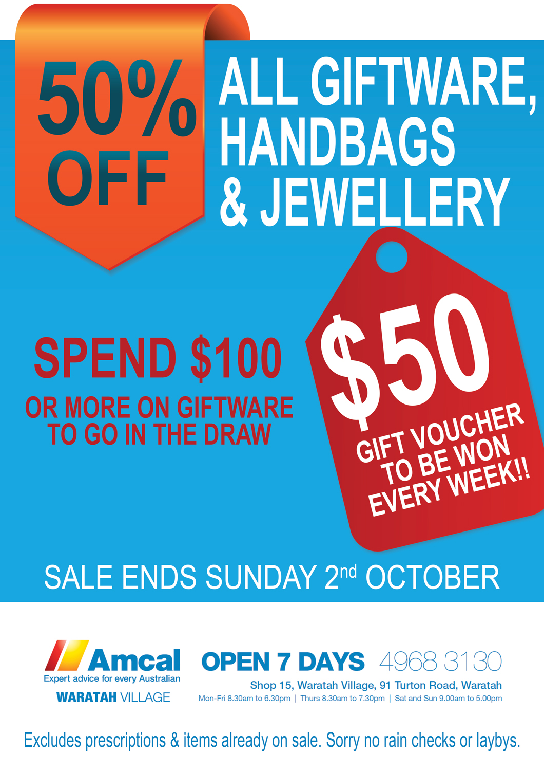 Newspaper Ad Design by leuchi for Waratah Amcal Plus Pharmacy  | Design #11959939