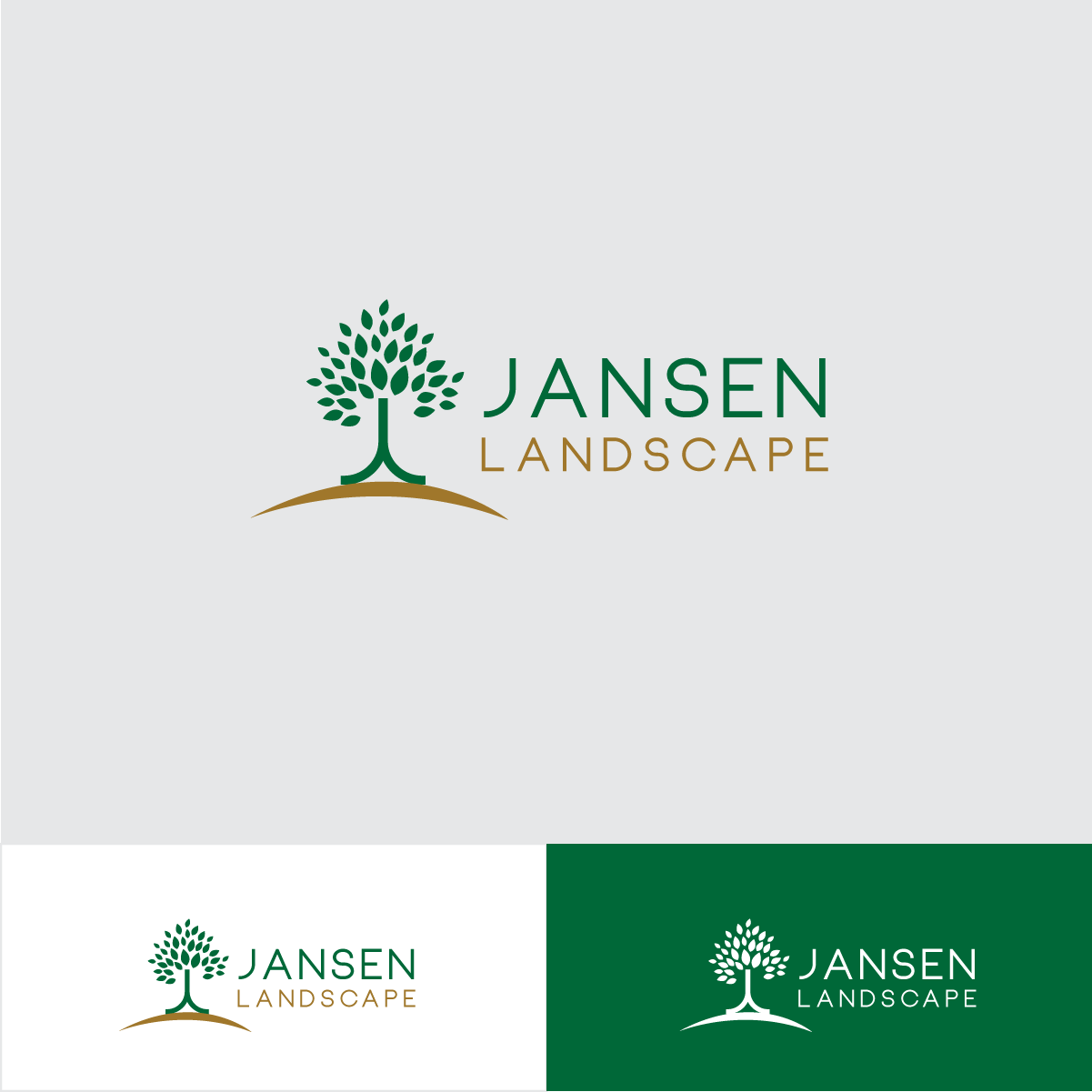 Logo Design by Ajay Soni for Jensen Landscapes | Design #12027836