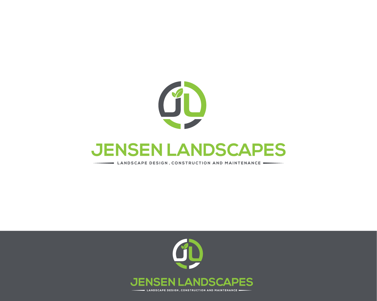Logo Design by Atec for Jensen Landscapes | Design #11964481