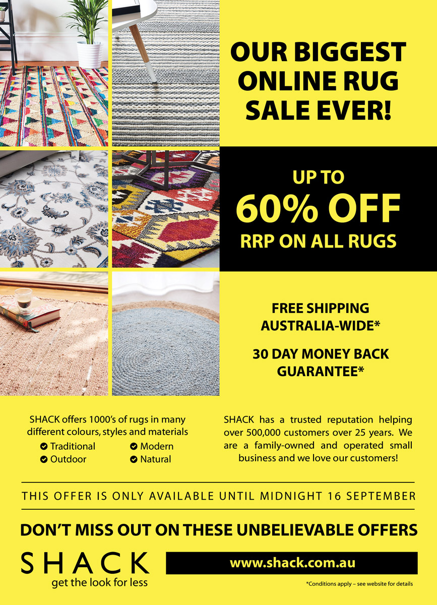Advertisement Design by Mila@CreativeMotions.com for Shack Homewares | Design: #11986733