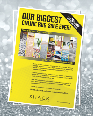 Advertisement Design by CreativeTrends for Shack Homewares | Design: #11957099