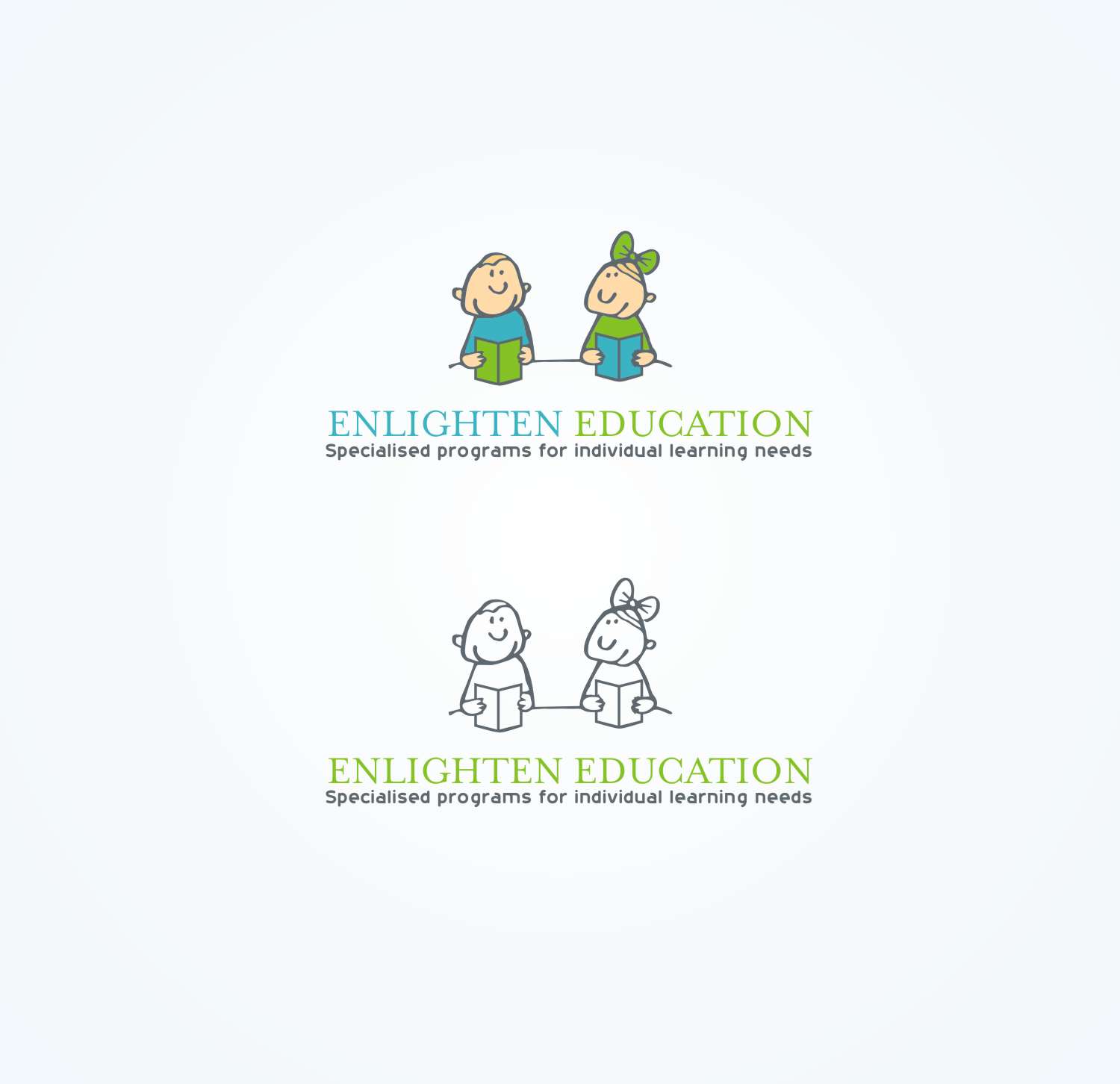 Logo Design by apelsin_i for Enlighten Education | Design #12077701