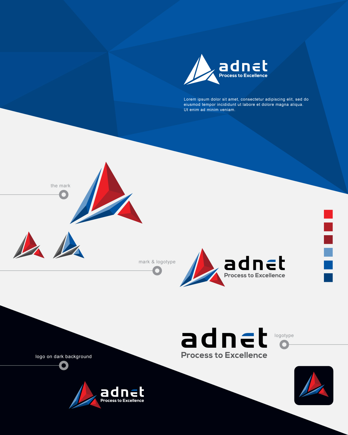 Logo Design by Ben Naveed for Adnet, Inc. | Design #11995863
