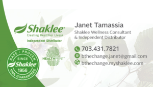 Business Card Design by Impressive Solutions for Shaklee Independent Distributor | Design: #11981436