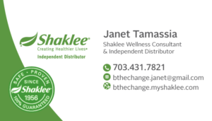 Business Card Design by Impressive Solutions for Shaklee Independent Distributor | Design: #12004402